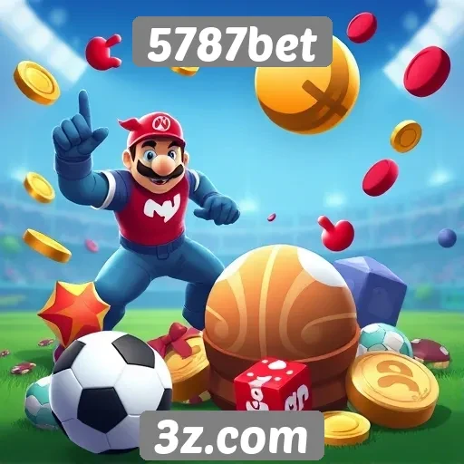 Variedade de jogos disponíveis na plataforma 5787bet